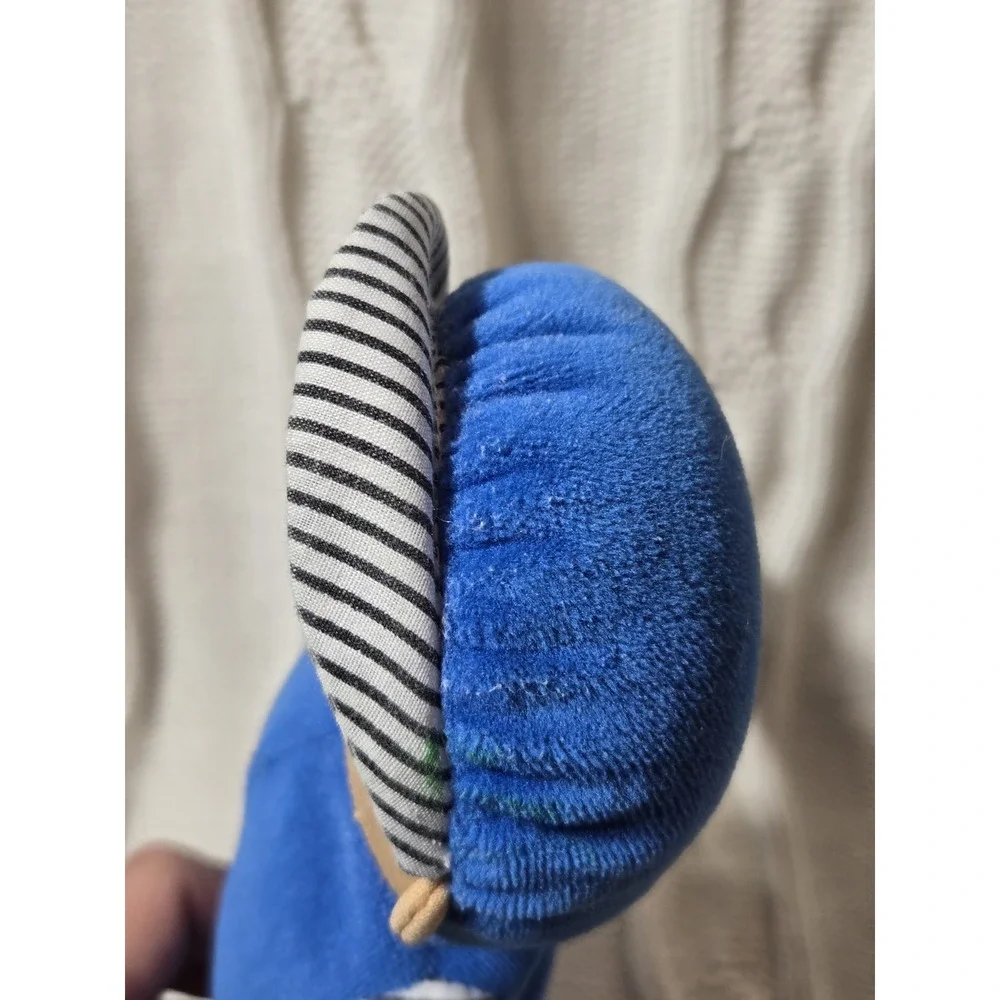 VINTAGE Terry Cloth Plush Boy Doll‎ Fanny's Play House Blue 10